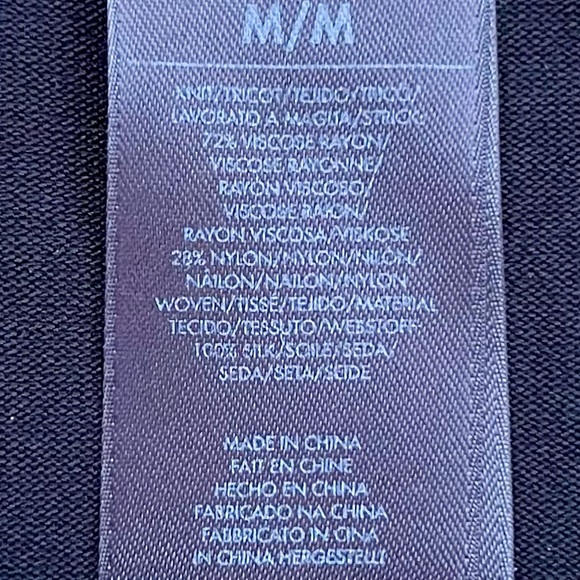 INC International Concepts silk and viscose top - Picture 7 of 8